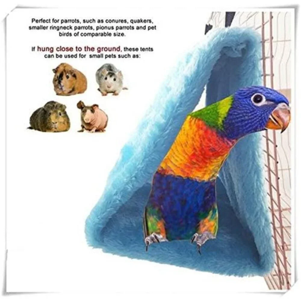 2 Pack Warm Bird Nest House Bed Hanging Hammock Sleeping Bed Plush Hanging